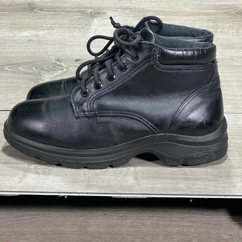 Thorogood Soft Streets Chukka Boots Men Premium Black Leather USA Made‎ Postal
